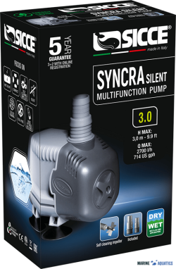 Sicce Syncra Silent 3.0 - výtlačné čerpadlo (~ 2700l/h /~45W)